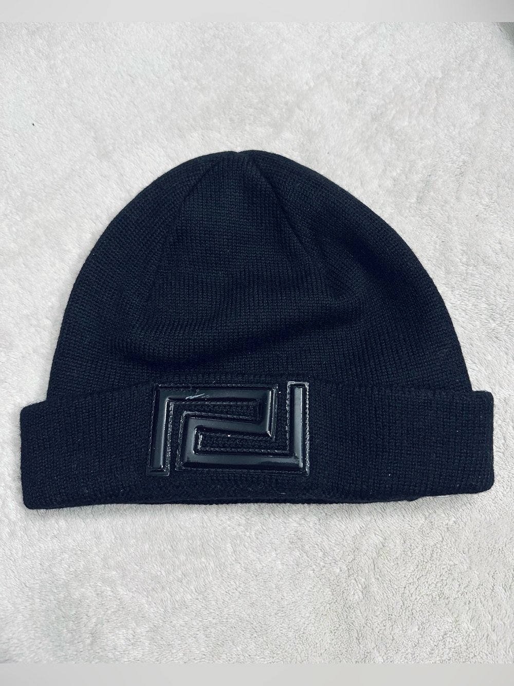VERSACE Kids Hat 100% Lana Wool New 1-2 Years Boys Girls Original
